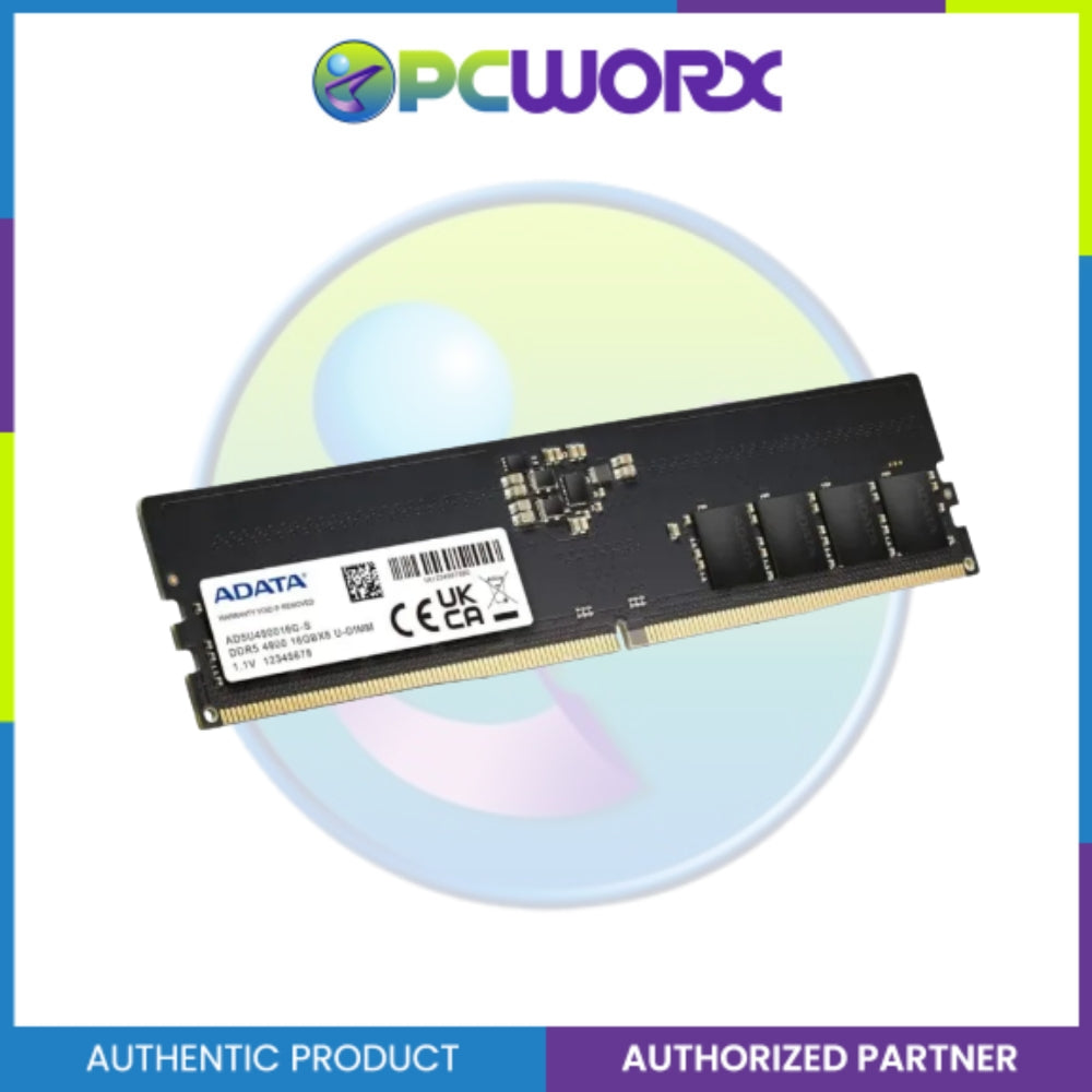 Adata AD-AD5U480016G-S 16GB 4800Mhz DDR5 Dimm Memory Card | RAM