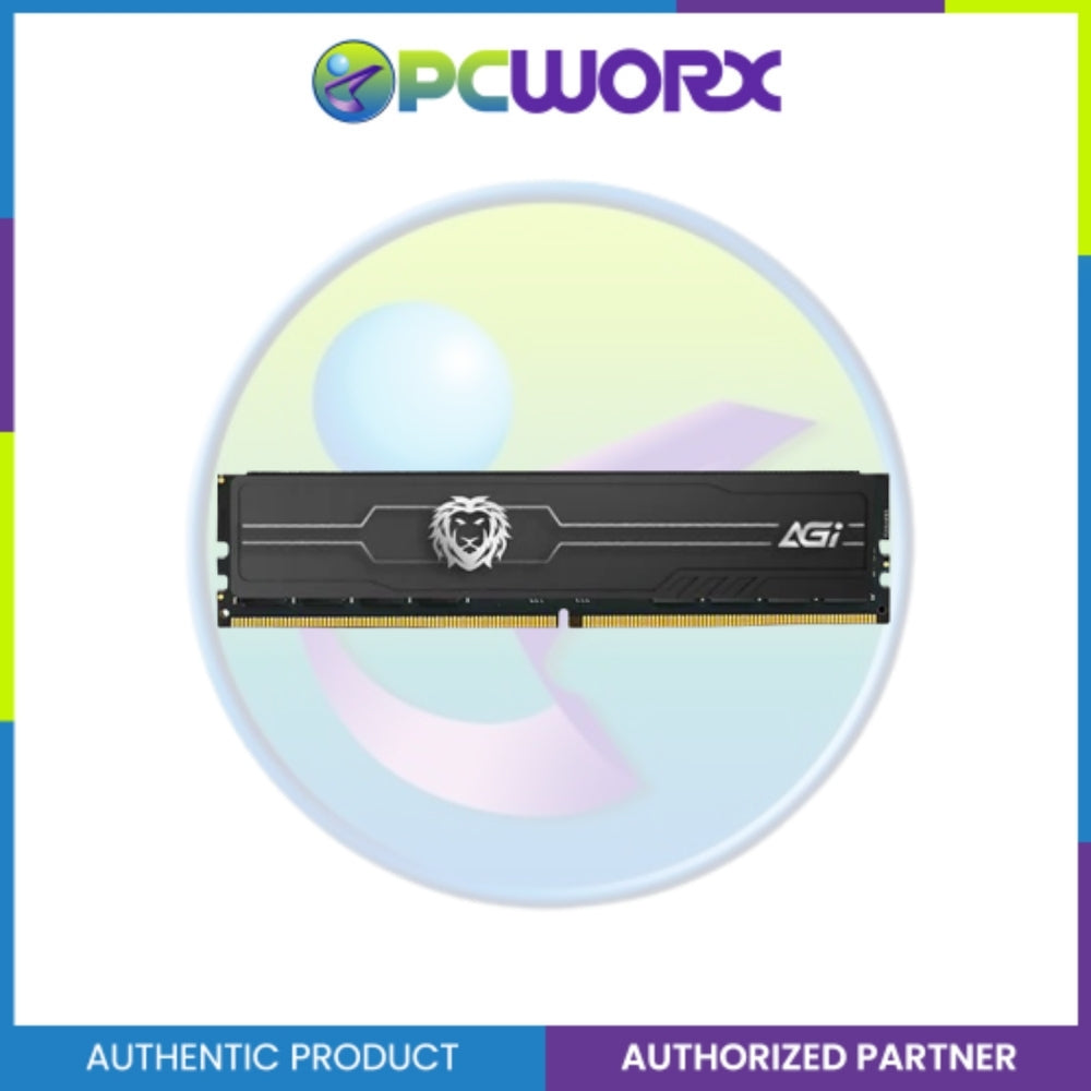 AGI AGI320A08UD138-ST Gear DDR4 3200Mhz 8GBx1 CL22 1.2V Gaming Memory 8GB | 16GB (PRE-ORDER)