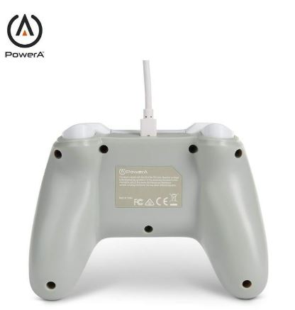 Enhanced Wired Controller for Nintendo Switch | Black / White Console Controller |  A Power Controller