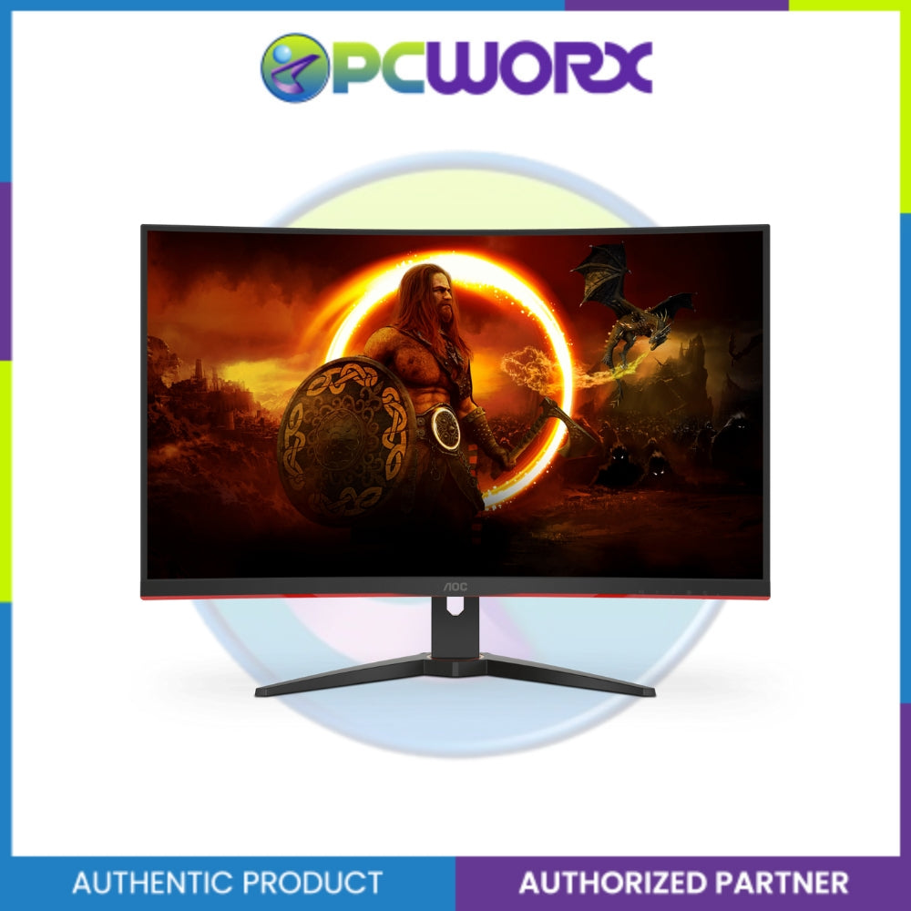 AOC C32G2ZE2 31.5" VA 1500R 240Hz Adaptive-Sync Curved Gaming Monitor
