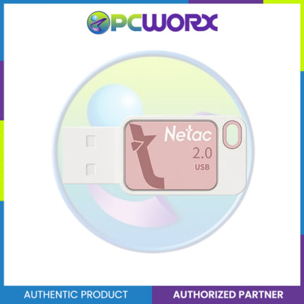 Netac NT03UA31N-032G-20PK UA31 32GB USB 2.0 Flash Drive Warm Cherry Powder