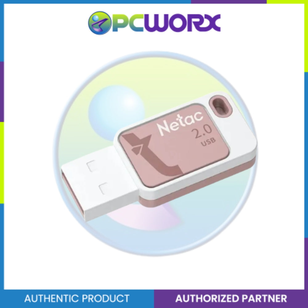 Netac NT03UA31N-032G-20PK UA31 32GB USB 2.0 Flash Drive Warm Cherry Powder