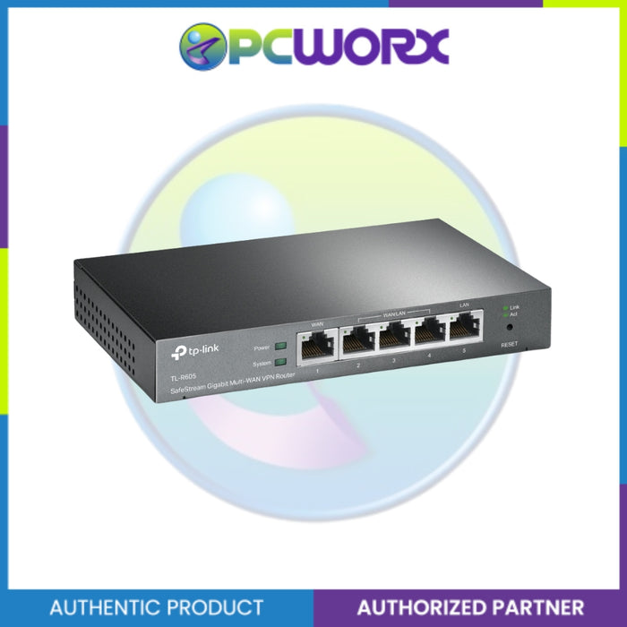 TP-link ER605 (TL-R605) SafeStream Gigabit Multi-WAN VPN Router