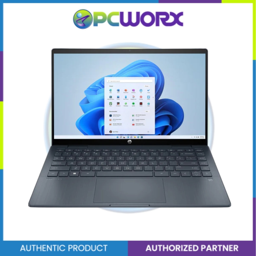HP X360 14-ek0122TU i5-1235U 8GB 512GB SSD 14" Iris Xe  Win11 w/ H&S Blue