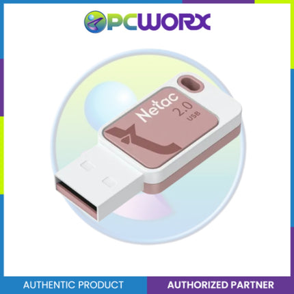 Netac NT03UA31N-064G-20PK UA31 64GB USB 2.0 Flash Drive Warm Cherry Powder