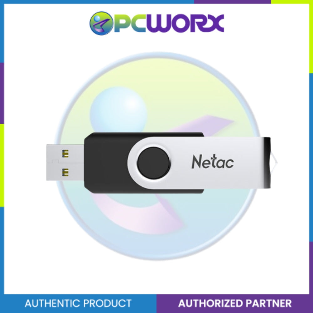 Netac NT03U505N-064G-20BK U505 64GB USB2.0 Flash Drive ABS  Metal Housing Black