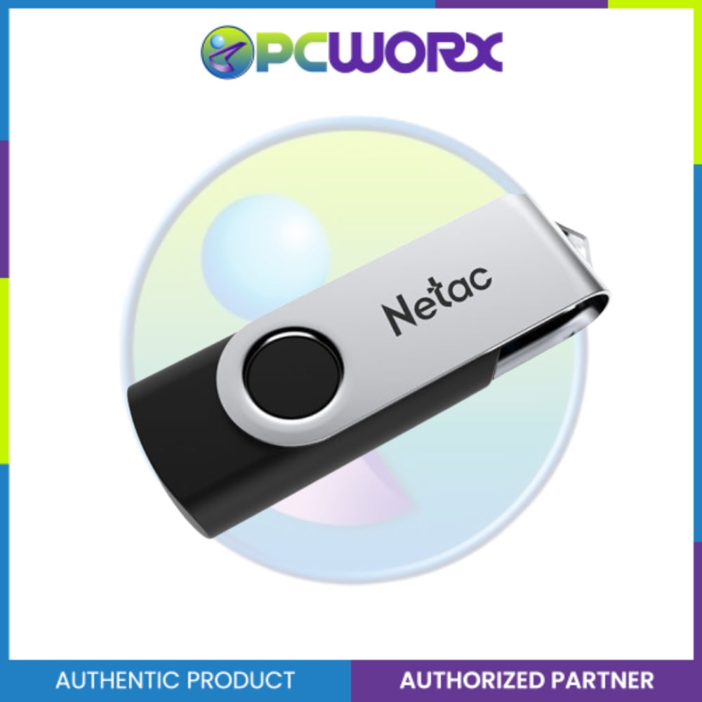 Netac NT03U505N-064G-20BK U505 64GB USB2.0 Flash Drive ABS  Metal Housing Black