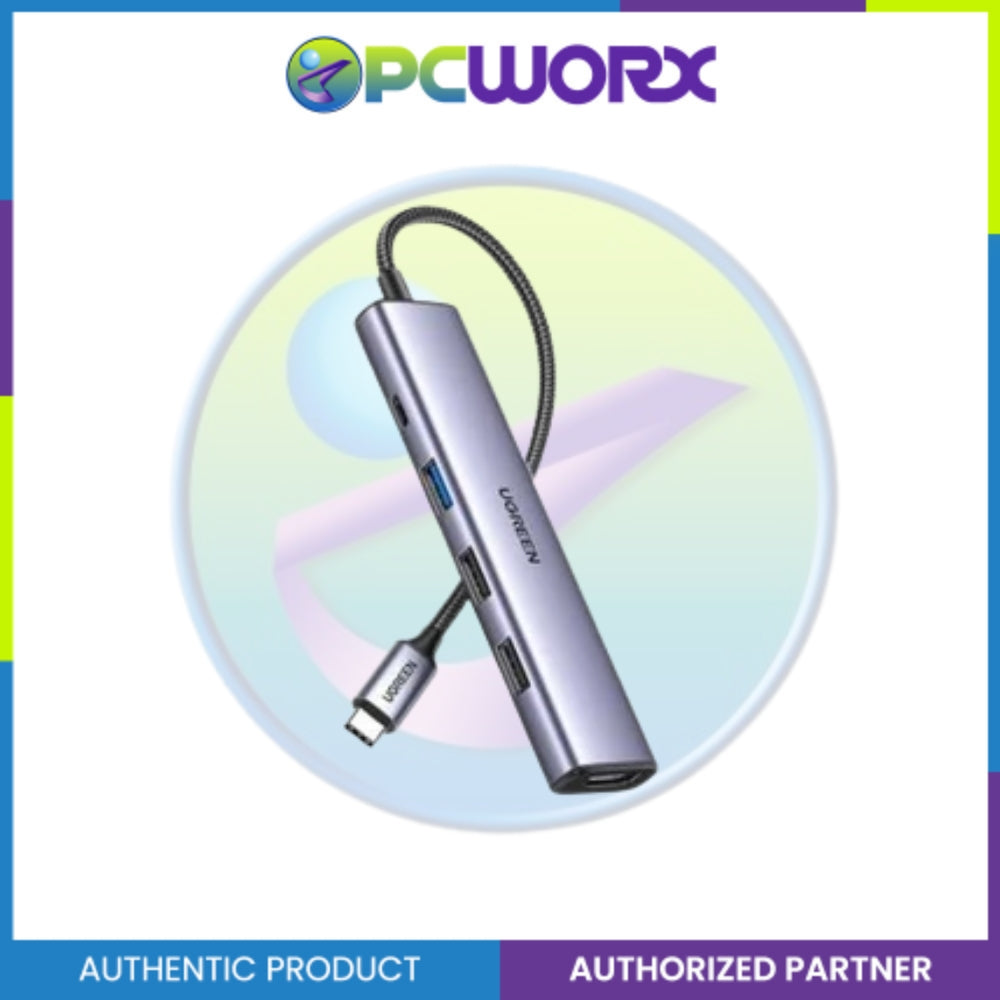 Ugreen CM478 15495 5in1 Multifunction Adptr USB-C to HDMI+1xUSB3.0A+2XUSB2.0A+PC