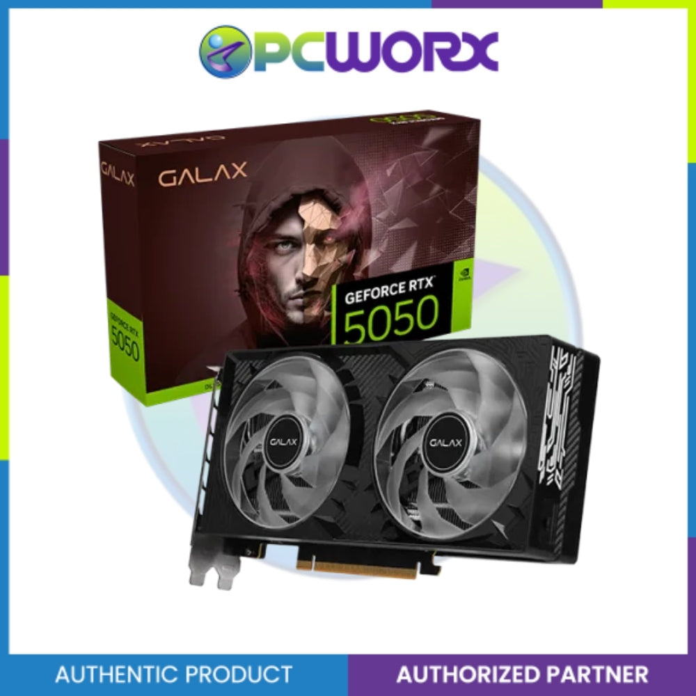 Galax NVIDIA® GeForce RTX™ 5050 1-Click OC 8GB GDDR6 Graphics Card (PN: 55NSL8MHDCHD)