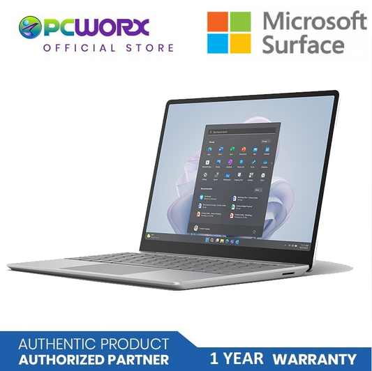 Microsoft Surface Laptop Go 3 for Business i5 10.5" CM SC English Platinum | 8GB or 16GB RAM / 256GB SSD | Go 3 i5 Laptop | Microsoft Surface Laptop