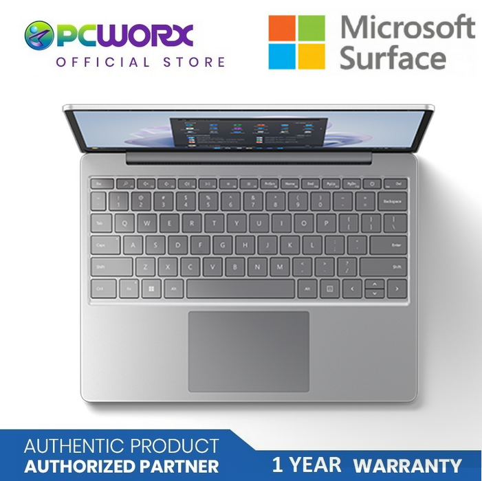 Microsoft Surface Laptop Go 3 for Business i5 10.5" CM SC English Platinum | 8GB or 16GB RAM / 256GB SSD | Go 3 i5 Laptop | Microsoft Surface Laptop