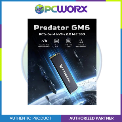 Acer Predator GM6 512GB M.2 NVME SSD PN: BL.9BWWR.132