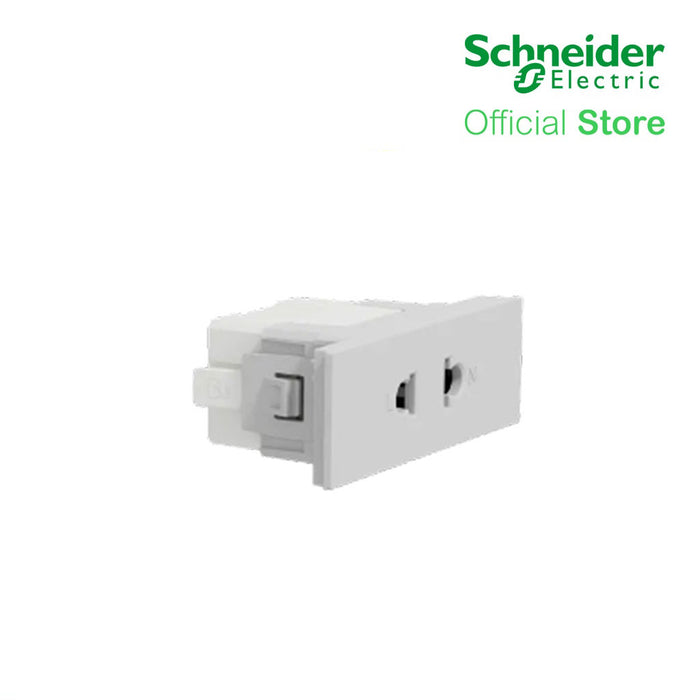 Schneider Socket Outlet AvatarOn A Universal 16A 250V 2 Pin S Sized Grey M3T426US-GY