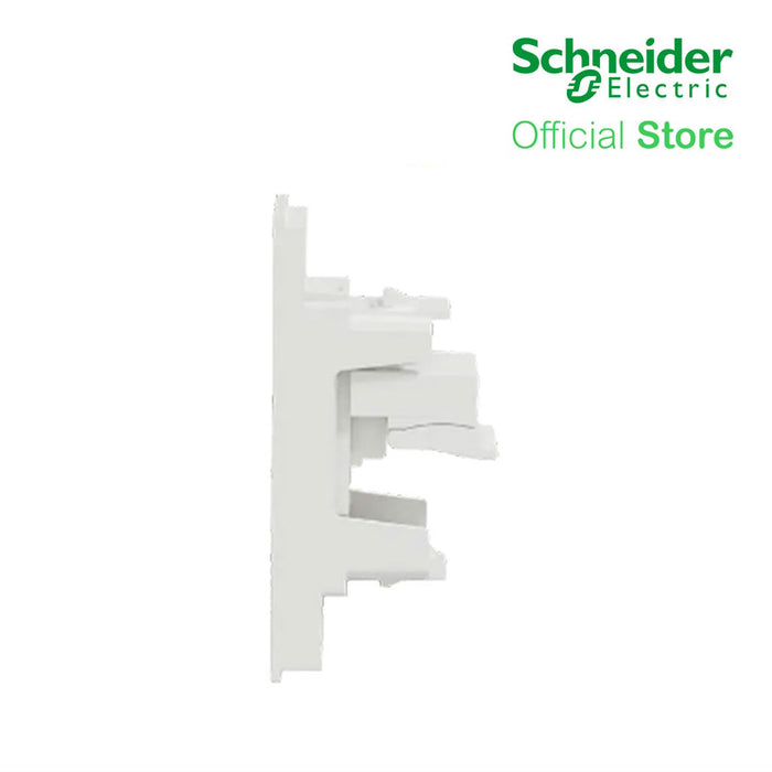 Schneider Telephone Socket AvatarOn With Shutter White M3T1RJ4M-WE