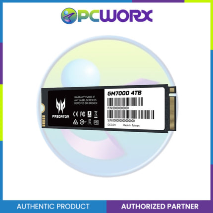 Acer Predator GM7000 1TB M.2 NVME SSD with/ HeatSink ON: BL.9BWWR.105