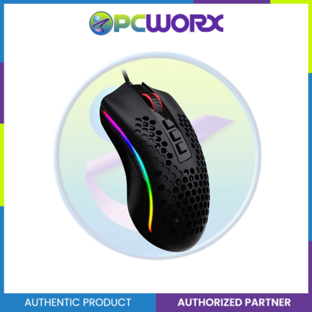 Redragon M808 Storm Lightweight RGB Gaming Mouse Black, White