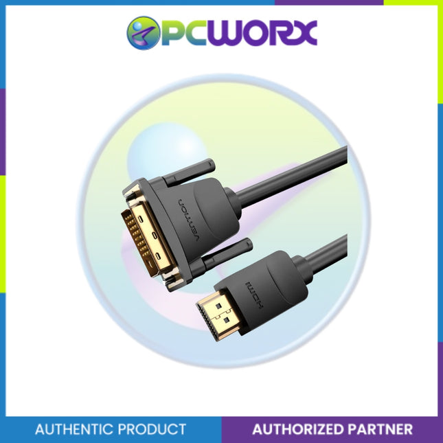 Vention ABFBF HDMI Male to DVI (24+1) Male Cable 1M