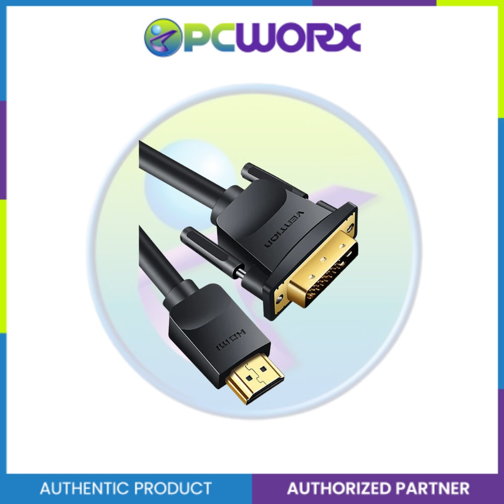 Vention ABFBF HDMI Male to DVI (24+1) Male Cable 1M
