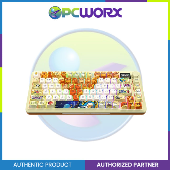 Redragon K708GF RGB FLEKACT PRO Customizable LCD Screen Display Doodle Style Des