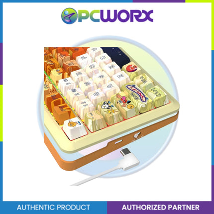 Redragon K708GF RGB FLEKACT PRO Customizable LCD Screen Display Doodle Style Des