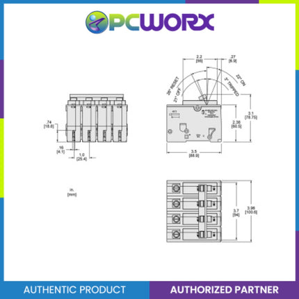 Schneider HOM2150 QOB MINIATURE CIRCUIT BREAKER 120/240V 150A  BO 2P