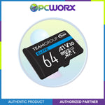 Team Group TEAUSDX64GIV30A103 64GB ELITE Micro SDXC U3 V30 A1 100MB/s W/ Adapter
