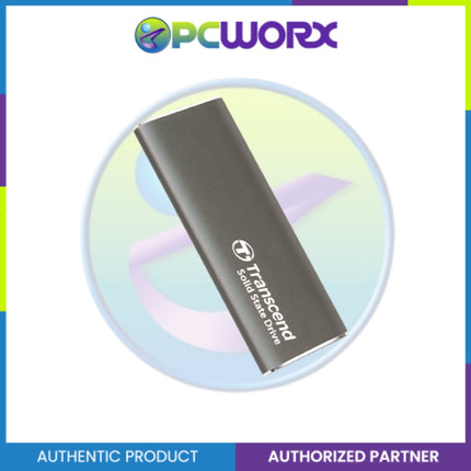 Transcend TS500GESD265C 500GB USB 10Gbps  up to 1050MB/s Type-C Portable SSD