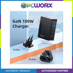 Mcdodo CH-8101 Pro 100W 2C+1A GAN Universal Travel Adapter (UK/US/EU) Black