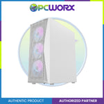 Darkflash DK352 Mesh w/ 4pcs ARGB Fans ATX Mid-Tower Casing White