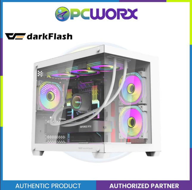 Darkflash C285MP EXQUISITE M-atx PC CASE White
