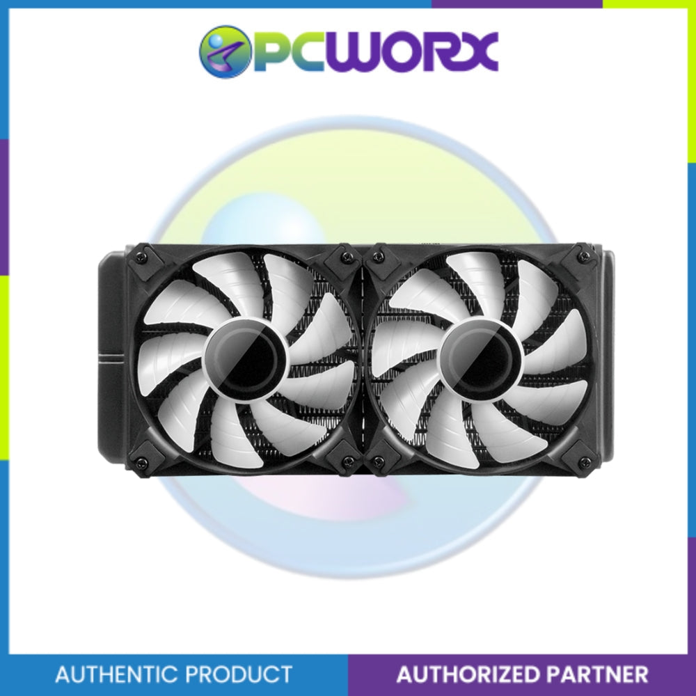 DarkFlash Twister DX240 V2.6 AIO ARGB Liquid CPU Cooler Black