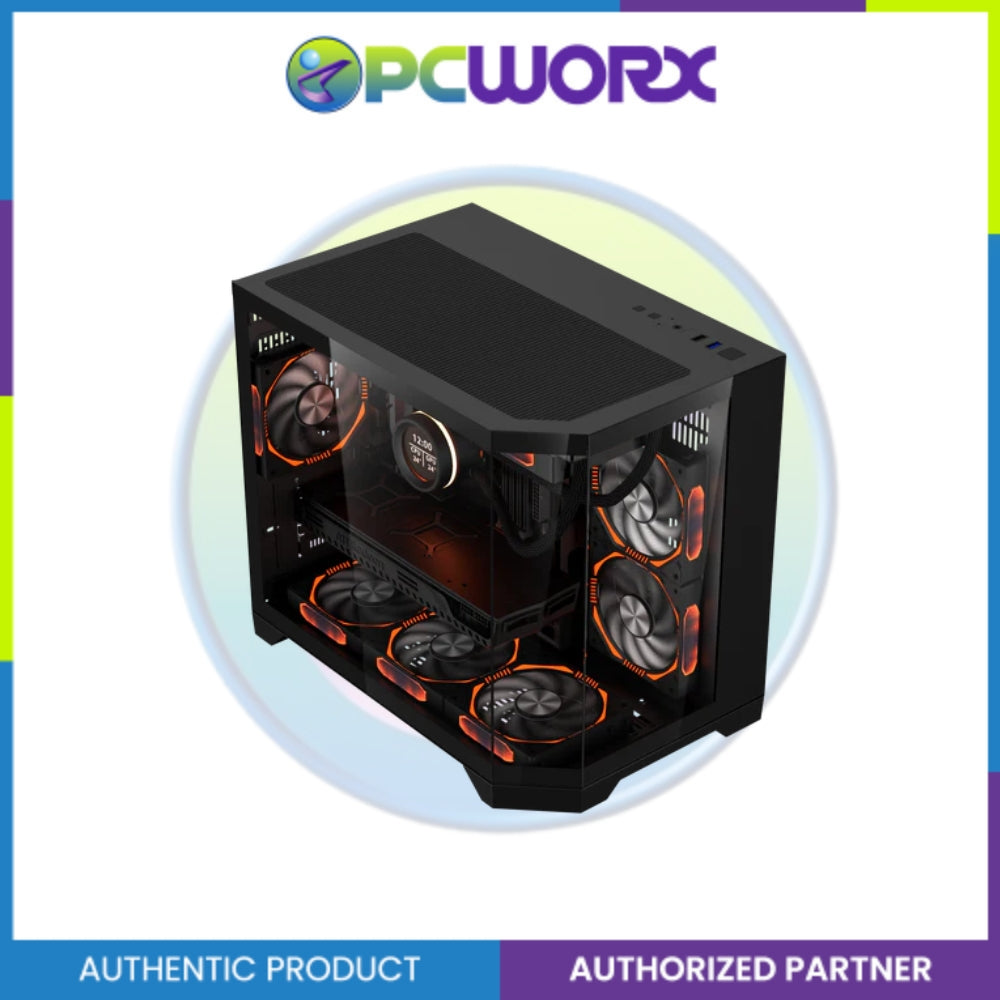 Coolman Spectra M-ATX  Gaming PC Chassis - Black