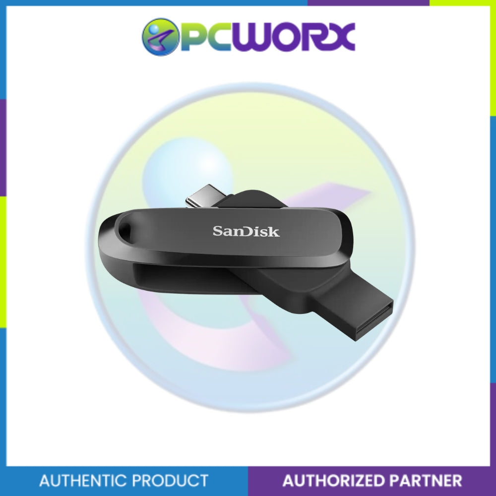 SanDisk SDDDC6-256G-G46 256GB Type-C OTG USB 3.2 Swivel Design Black