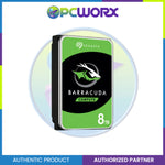Seagate ST8000DM004 8TB Barracuda 3.5 Sata 5400RPM 256MB Hard Disk Drive