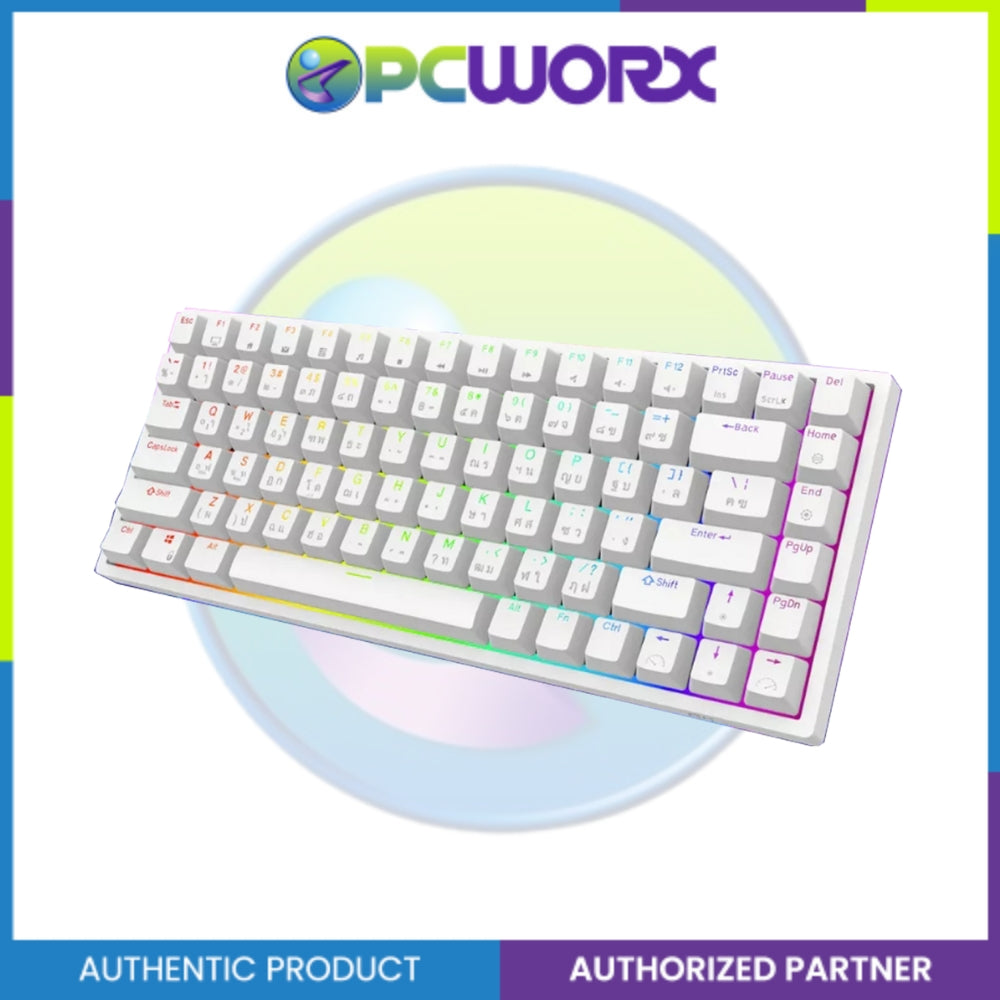 Royal Kludge RK84 Tri-Mode Hot Swappable RGB Backlit Bluetooth 2.4G - 75% Mechanical Keyboard