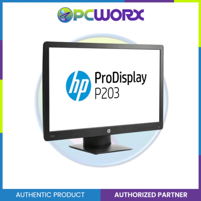 HP P203 Pro Display P203 20-Inch Wide LED Monitor | HP Monitor | HP 20" Inch LED Monitor | Wide LED Monitor | Monitors | HP 20" Inch Monitor | Monitor for Computer | Desktop Monitor