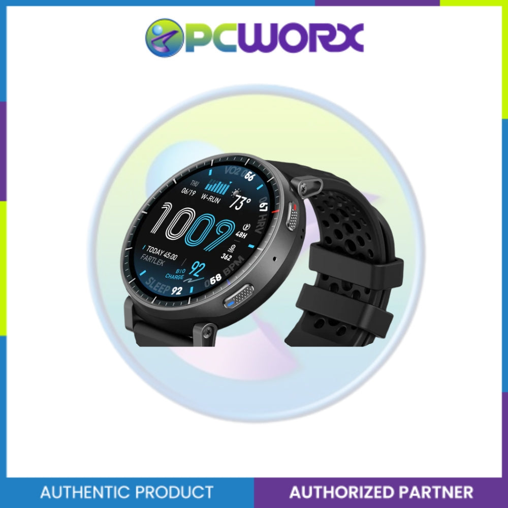 Amazfit W2557AP1N Active Max Smart Watch Black