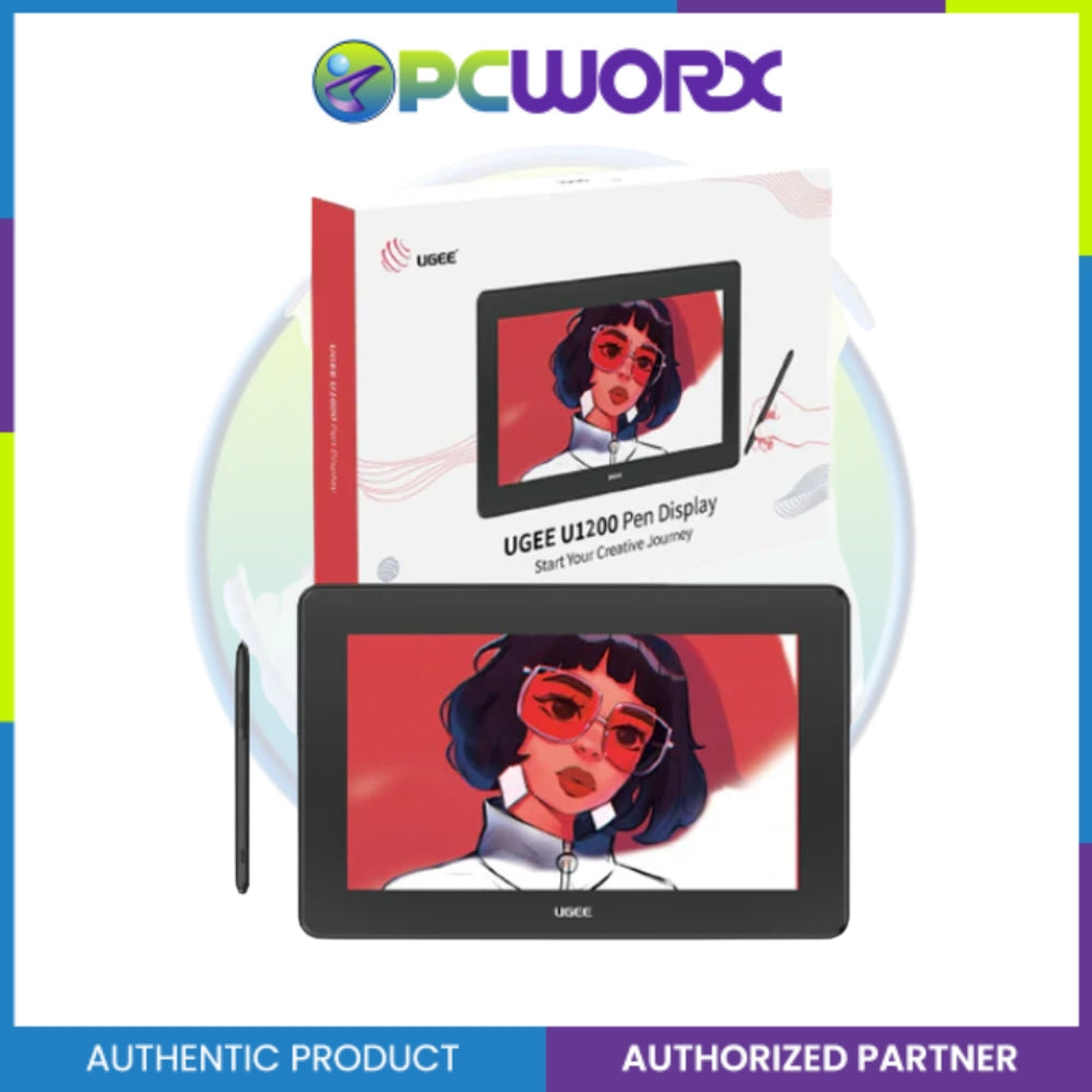 Ugee U-Series U1200, 263.2 x 148.1 mm, Stylus & other accessories included - Drawing Monitor