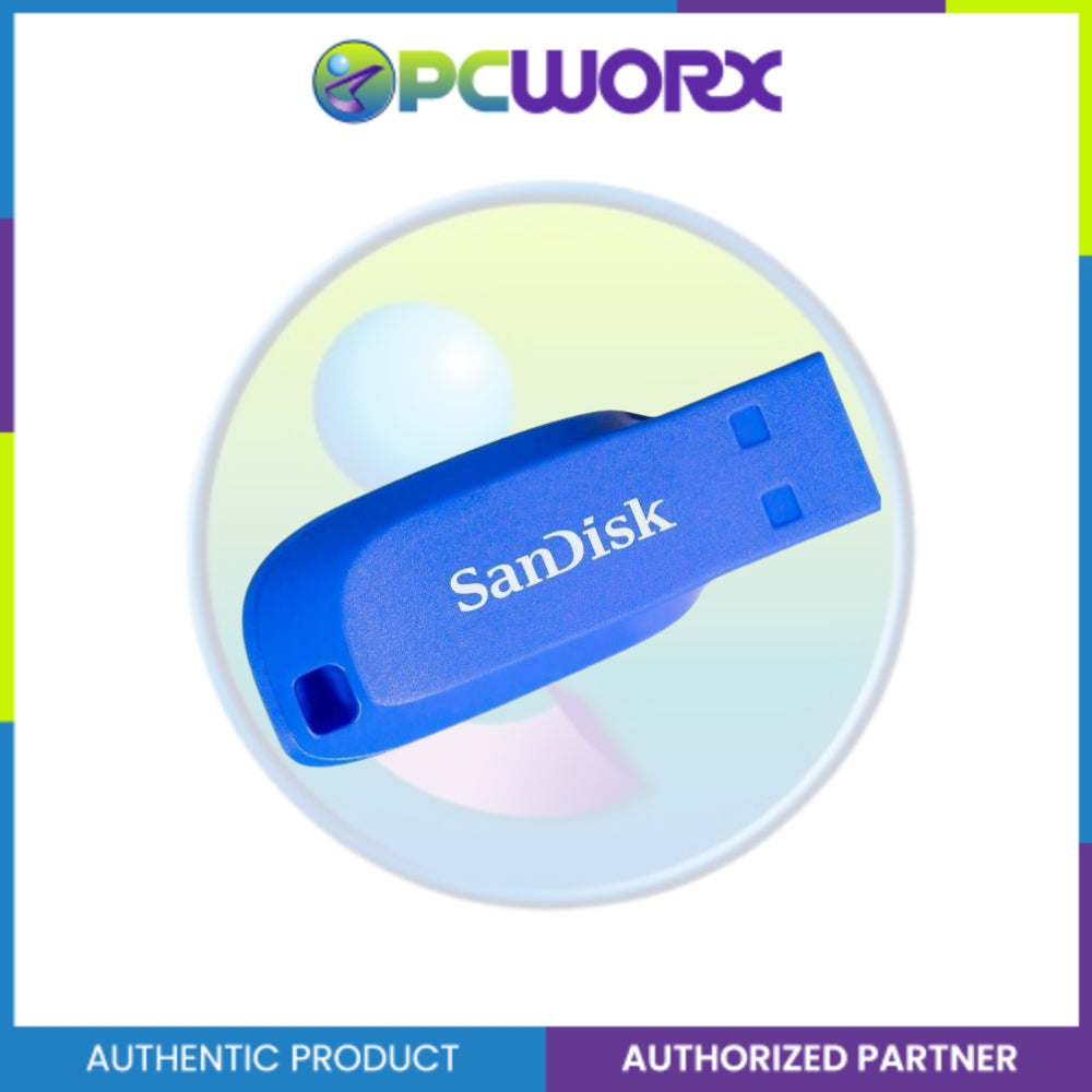 Sandisk SDCZ50C-032G-B35BE 32GB Cruzer Blade USB 2.0 Blue