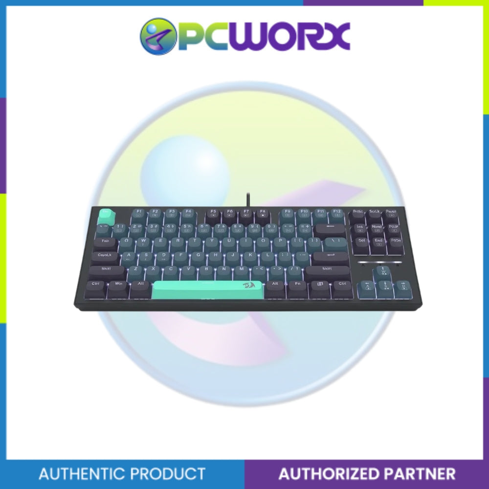 Redragon K611-BGB Best Wired Mech Keyboard RPC Linear Switch Blue/Green/Black