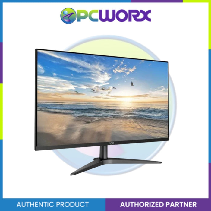 AOC 22b1hs 21.5" Full Hd Ips Wled Monitor With Super Slim Profile And Narrow Bezels