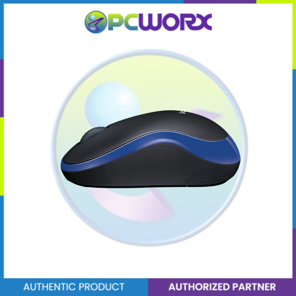 Logitech M185 Wireless Blue Black