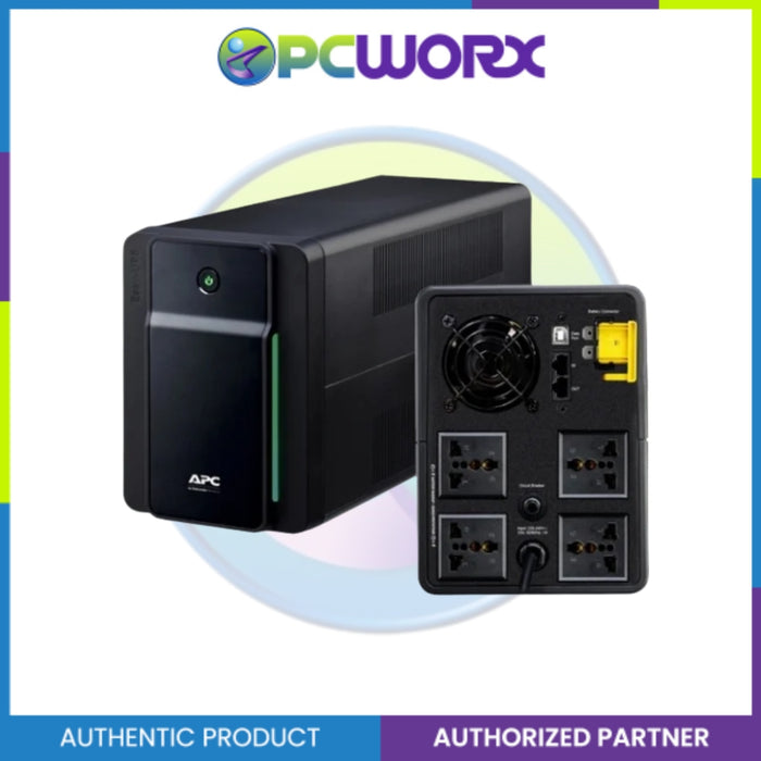 APC UPS 1600VA-900W UPS (BX1600MI-MS, 4 outlets, AVR/Surge, PowerChute) - (Damage Box)