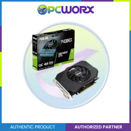 Asus PH-GTX1650-O4GD6-P GTX1650 OC Phoenix 4GB GDDR6 128BIT Graphics Card