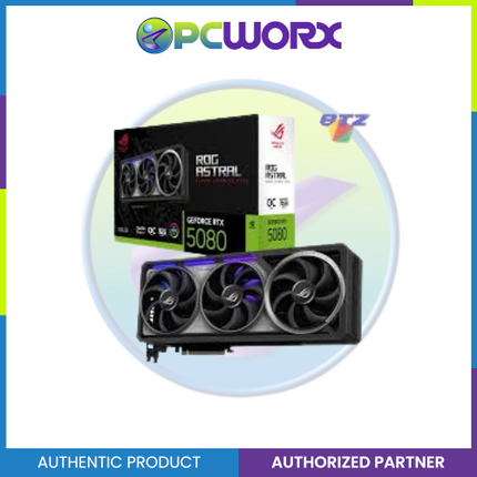 Asus  NVIDIA® GeForce RTX™5080 ROG-ASTRAL-RTX5080-O16G-GAMING 16GB GDDR7 OC GPU
