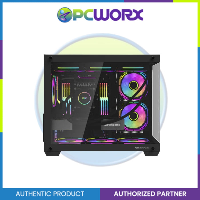 Darkflash C285P EXQUISITE ATX CASE Black