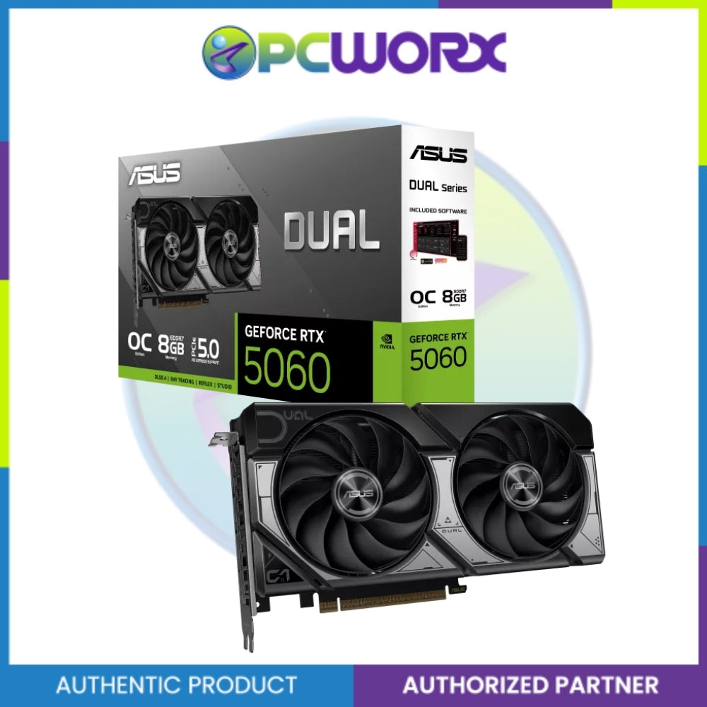 Asus  NVIDIA® GeForce RTX™5060 DUAL-RTX 5060-O8G Dual OC 8GB Graphics Card