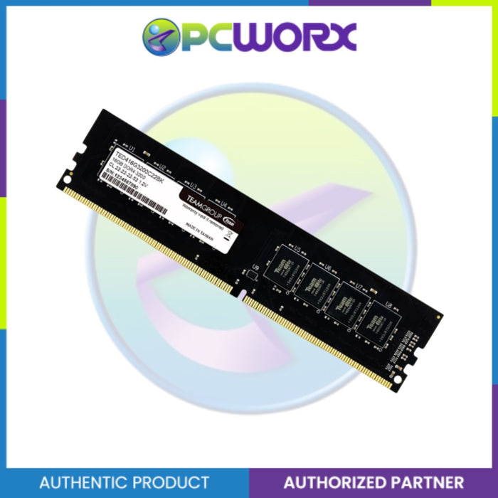 TEAM GROUP ELITE 8GB | 16GB 3200Mhz CL22  DDR4 LO-DIMM Desktop Memory  SINGLE MODULE