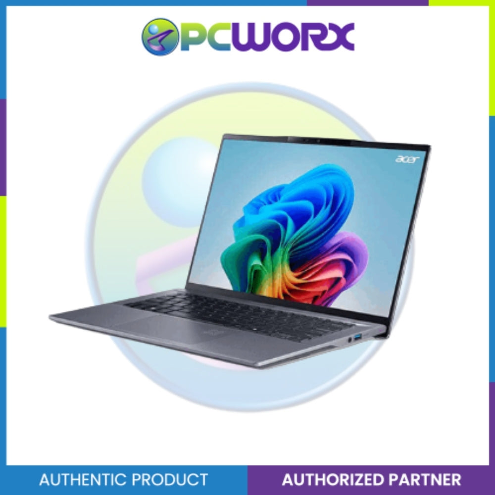 Acer Swift Go SFG14-01-X2PX | 14.5inch WUXGA IPS, Snapdragon X Plus X1P-42-100 45 TOPS | 16GB | 1TB SSD | Adreno GPU | WIN11 (PRE-ORDER)