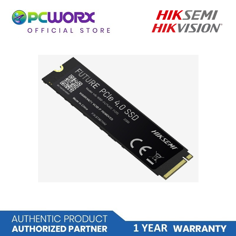Hikvision / Hiksemi Future PCIe Gen 4x4, Up to 7050MB/s read speed 